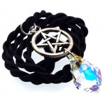 Swarovski Baroque Aurora Borealis Pentacle Pendant